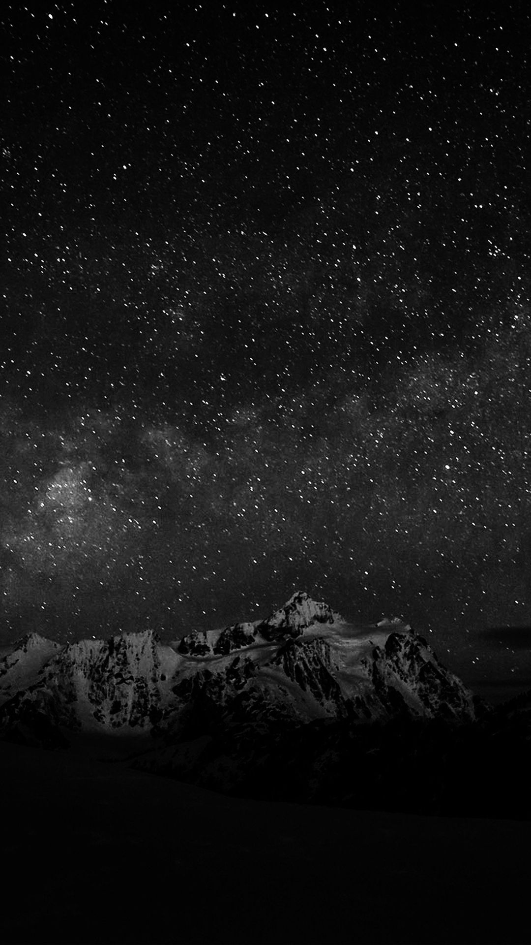 Starry night sky mountain nature bw dark iphone wallpaper starry night sky iphone wallpaper sky dark wallpaper