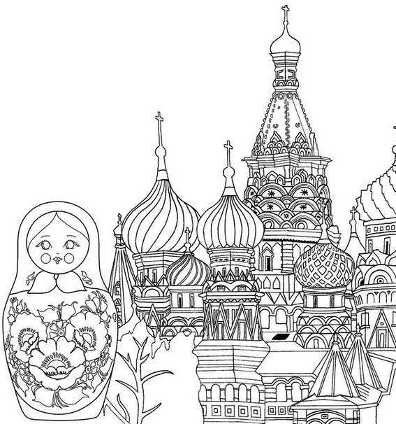 Top russia coloring pages for students