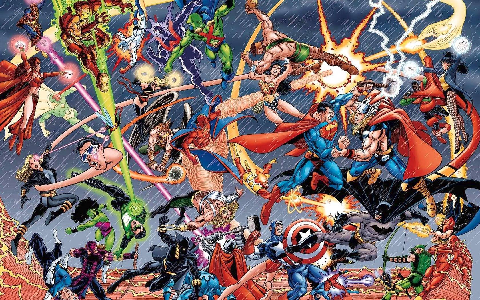 Marvel vs dc wallpapers