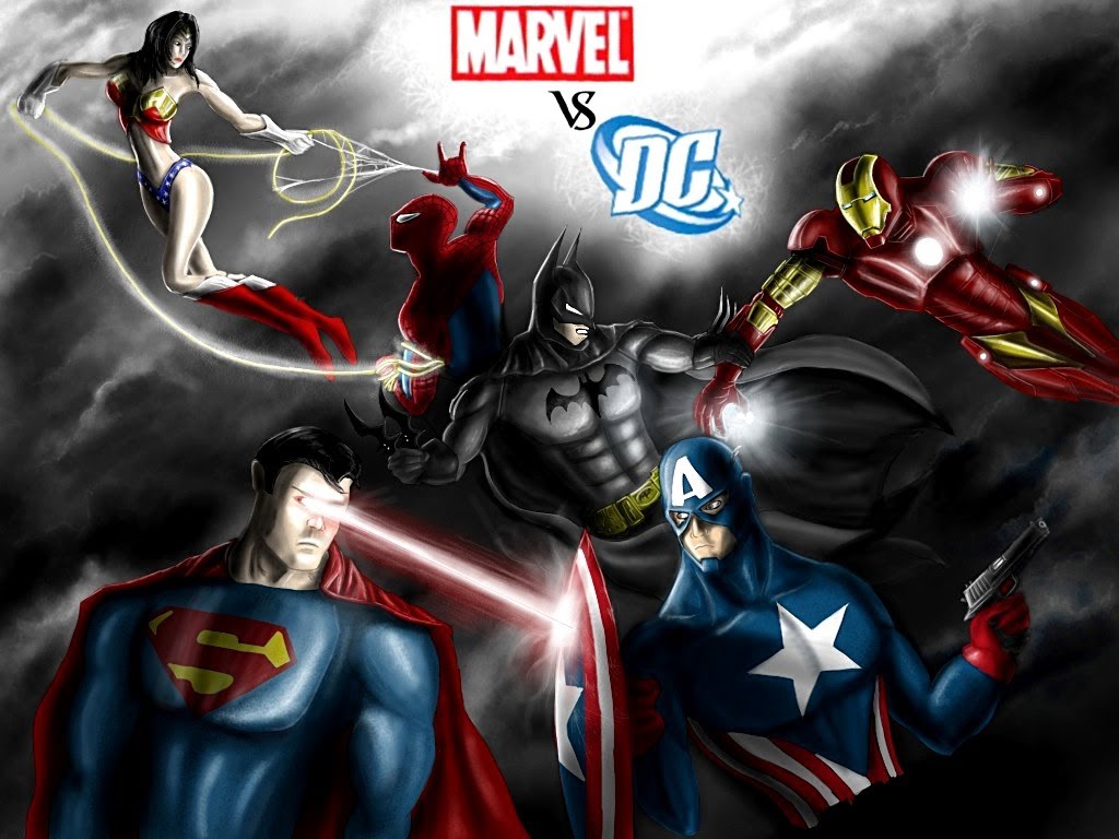 Marvel vs dc heroes wallpapers