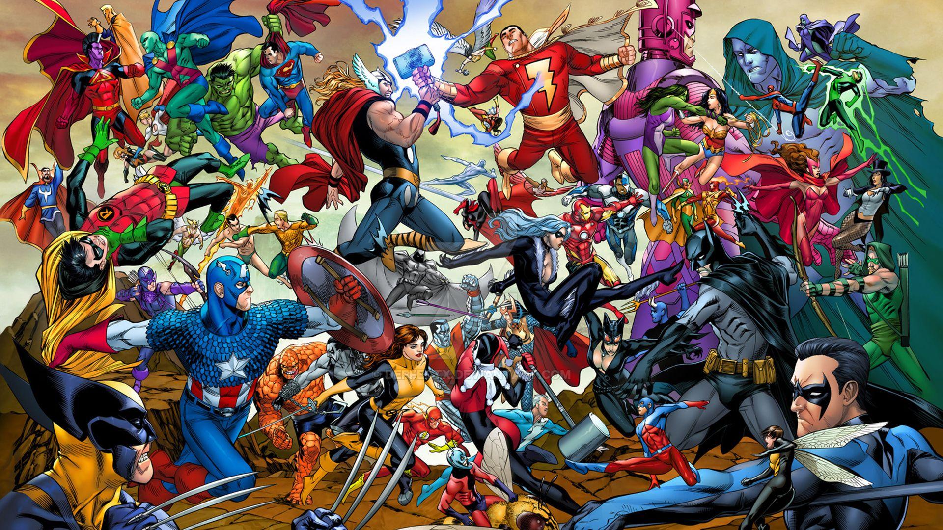 Marvel vs dc wallpapers hd