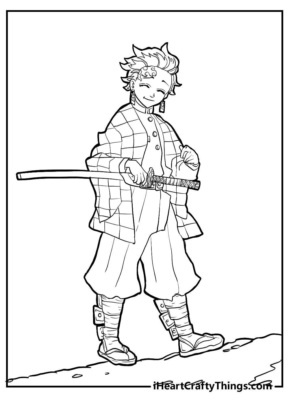 Printable demon slayer coloring pages updated