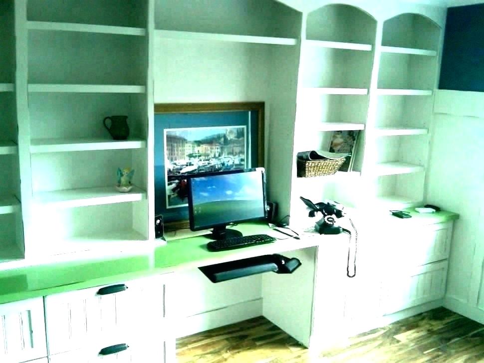 Shelves above desk combo and desktop wallpaper shelf