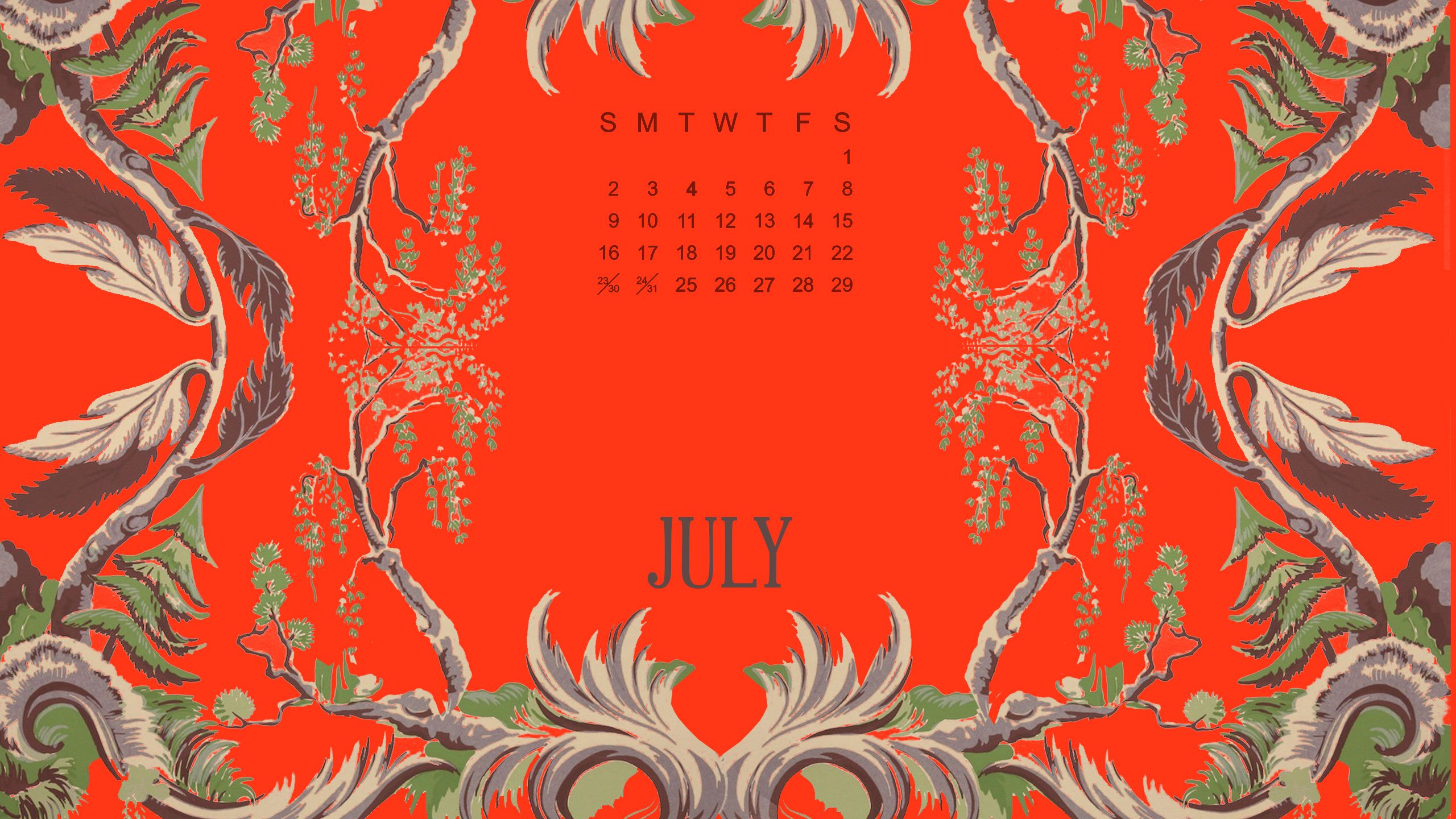 July free calendar desktop and iphone wallpaper â giants pilgrims