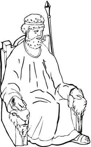 Wise samuel coloring page free printable coloring pages