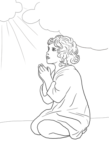 Samuel is called by god coloring page free printable coloring pages