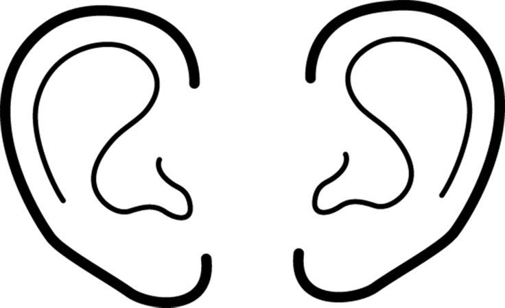 Ears coloring page ear picture ear art coloring pages