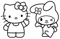 Ðï printable hello kitty coloring pages for free
