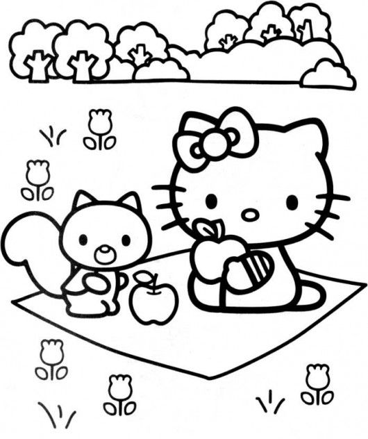 Hello kitty coloring kitty coloring hello kitty colouring pages