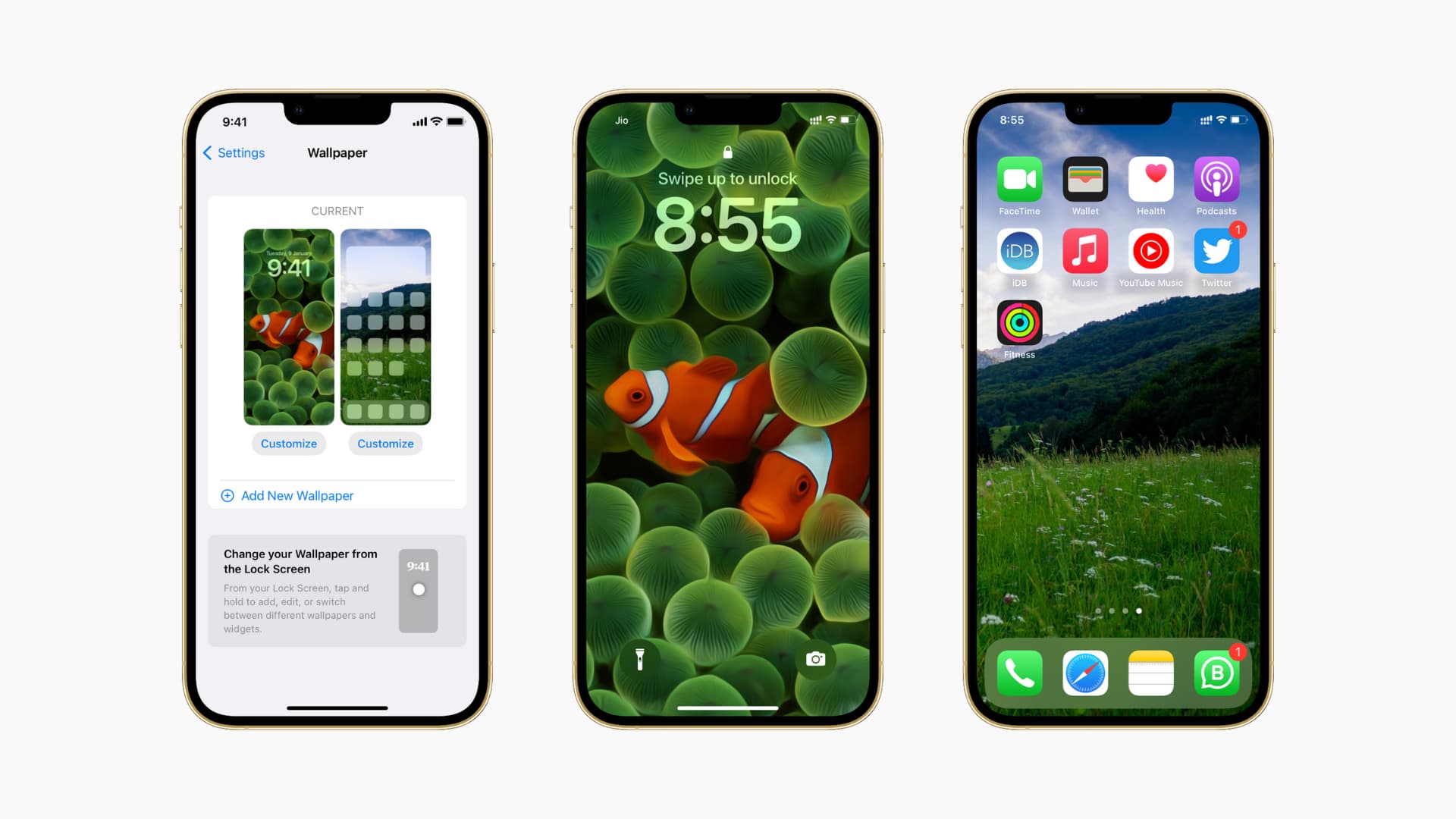 How to set different home and lock screen wallpapers in ios