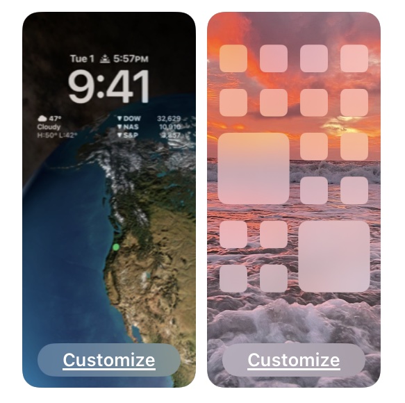 How to set different wallpaper for home screen lock screen on ios