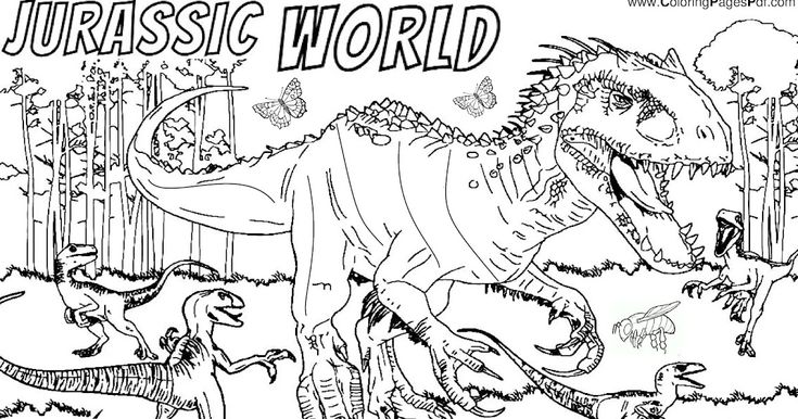 Jurassic world coloring pages jurassic world coloring pages barbie coloring pages