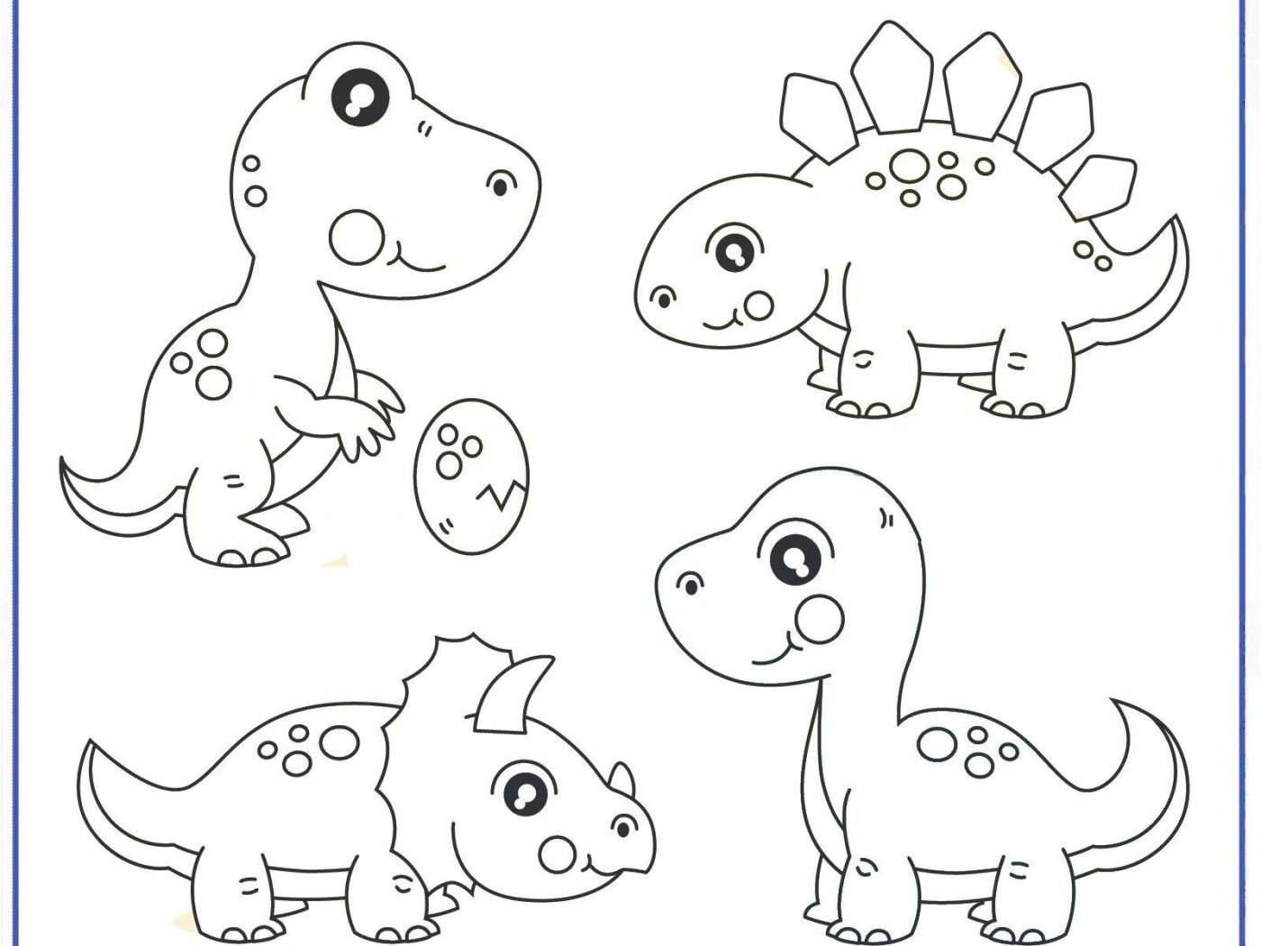 Coloring pages printable dinosaur coloring pages dinosaurg pictures preschool for kids to color free