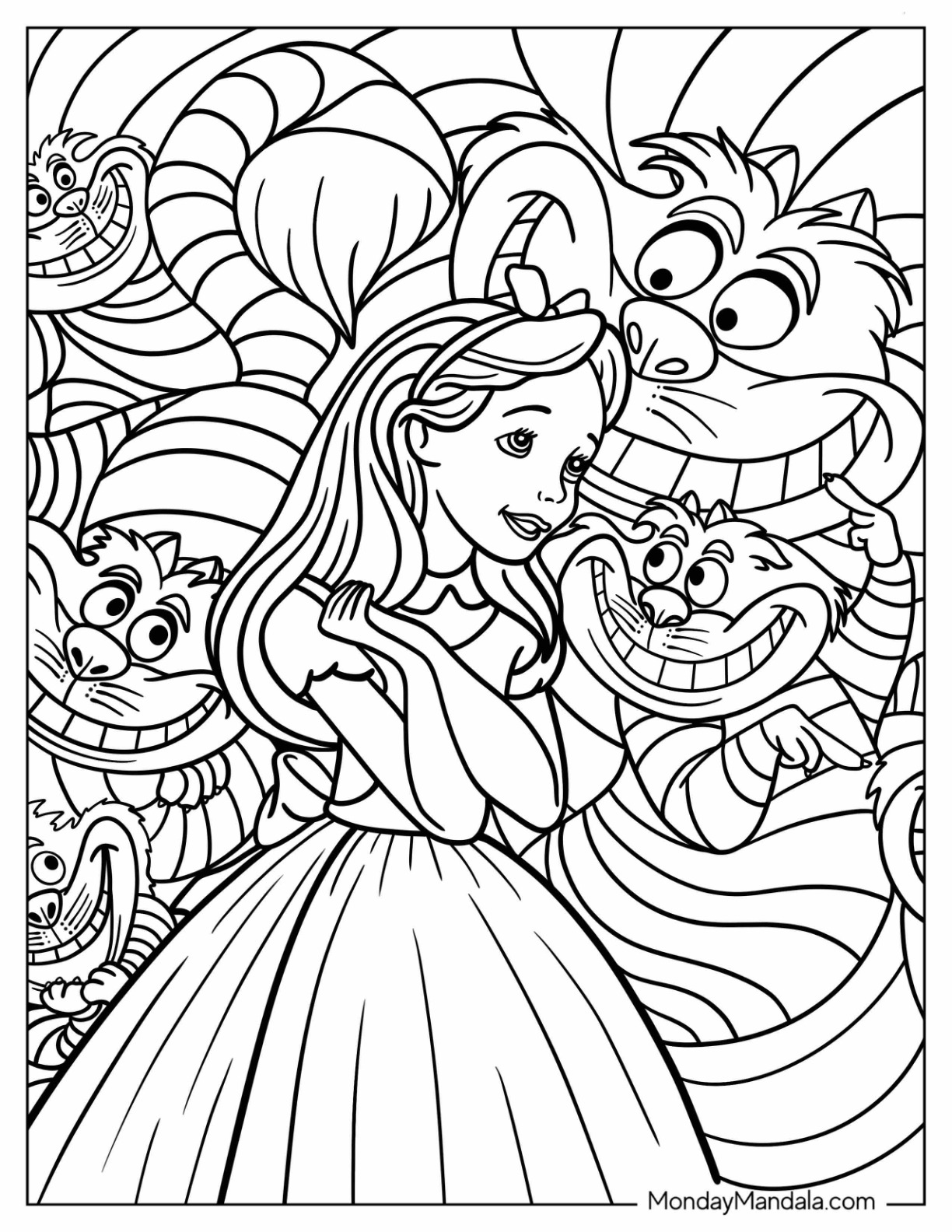 Disney coloring pages for adults free pdf printables