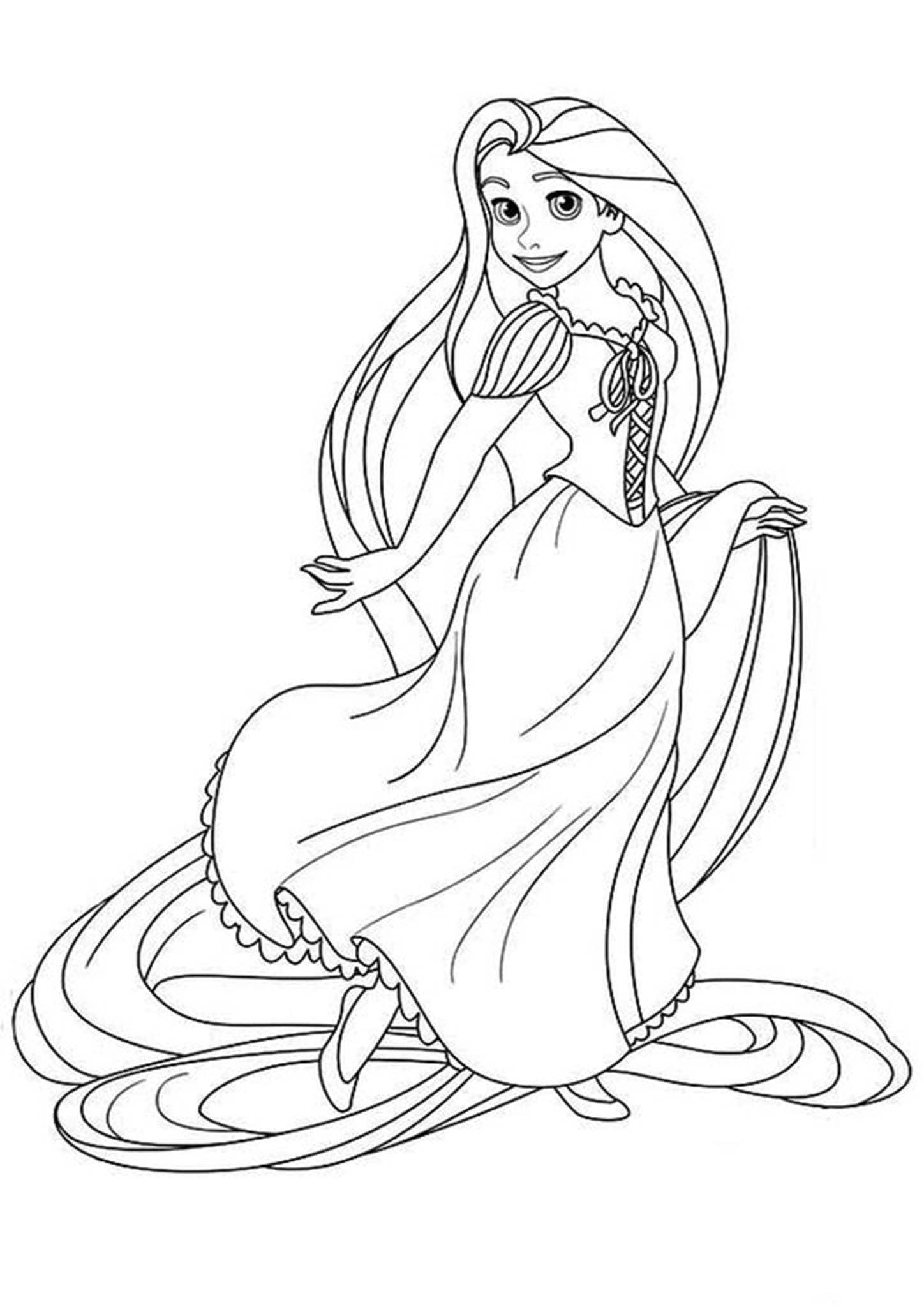 Free easy to print tangled coloring pages tangled coloring pages princess coloring pages rapunzel coloring pages