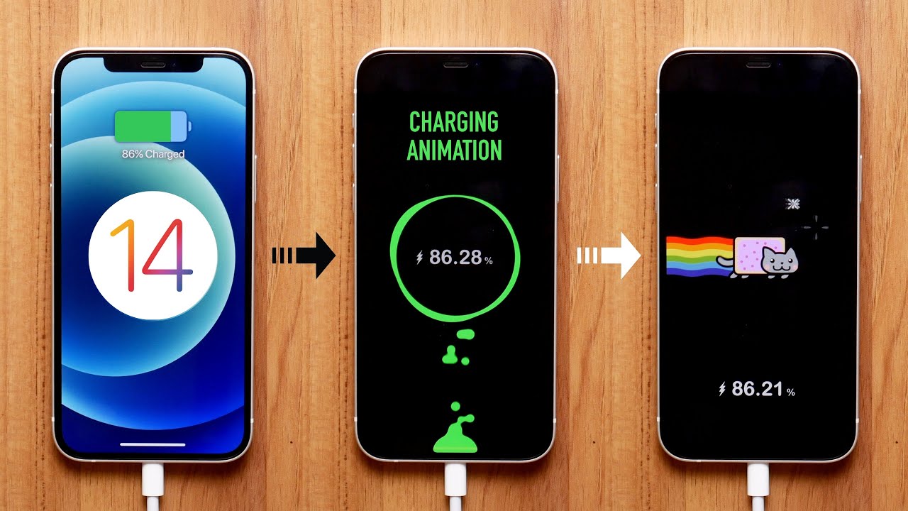 How to change charging animation on iphone ios