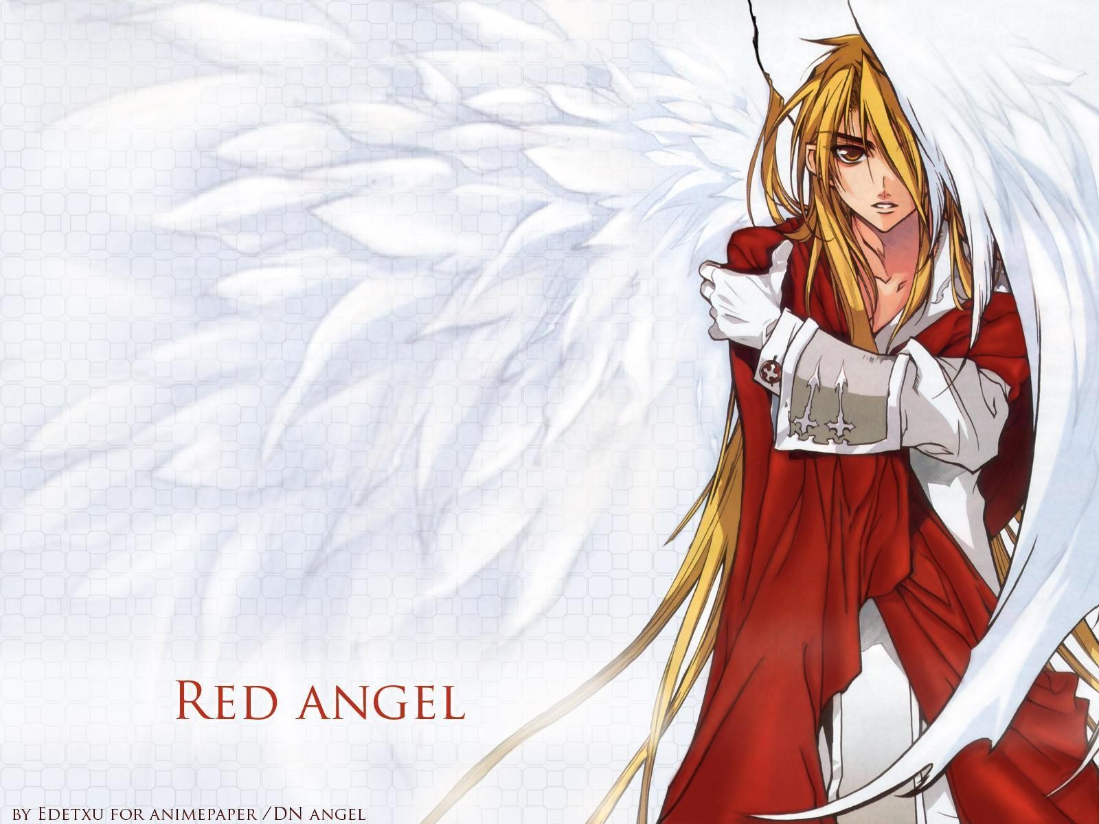 Wallpaper illustration blonde anime wings d n angel x px x