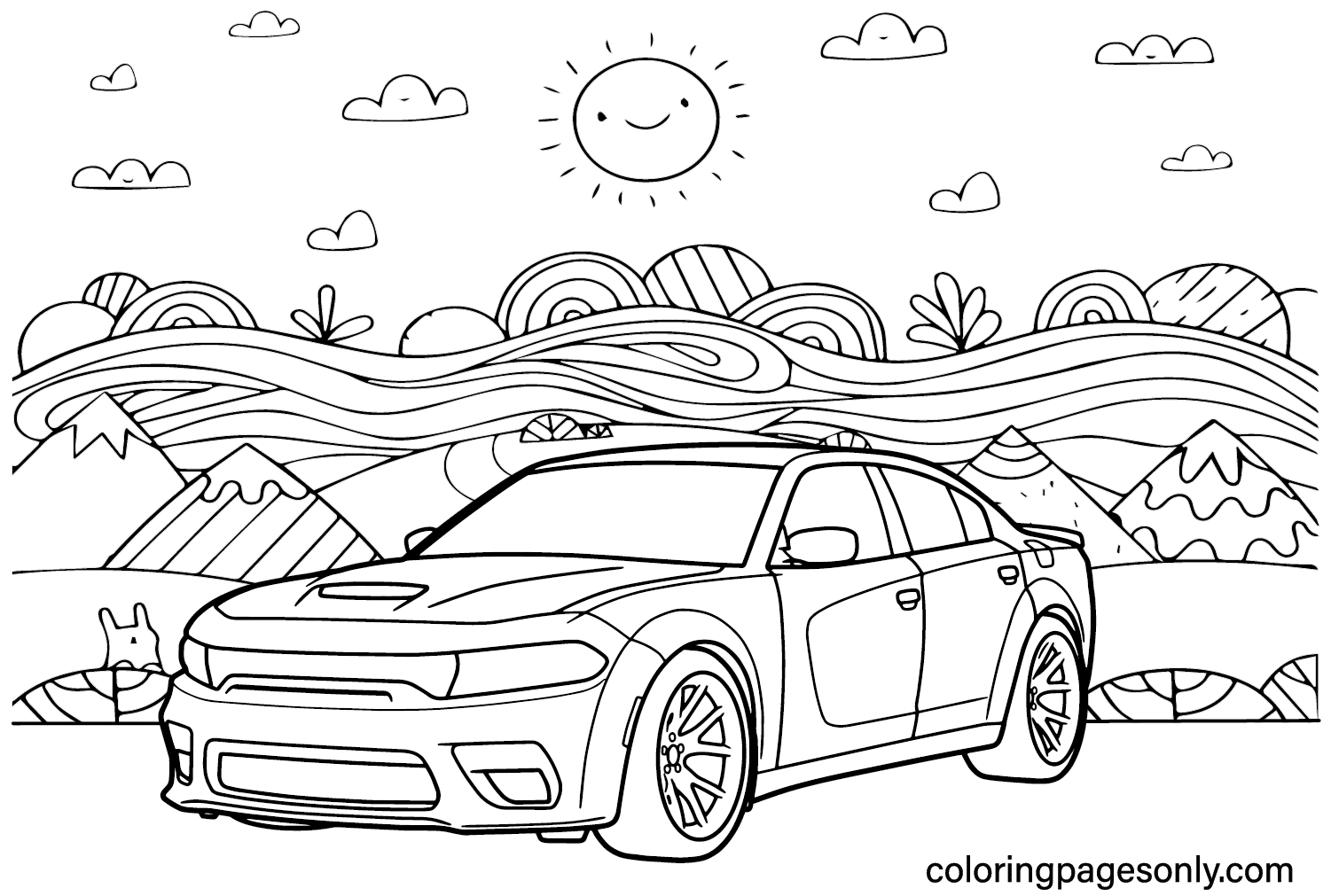 Dodge coloring pages