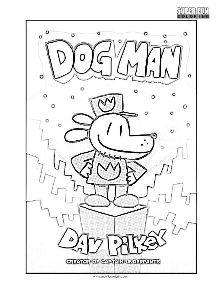 Book cover coloring page