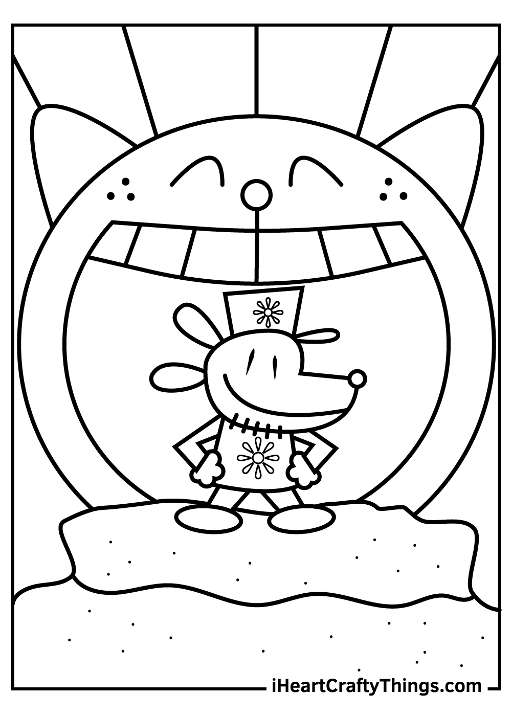 Dog man coloring pages free printables