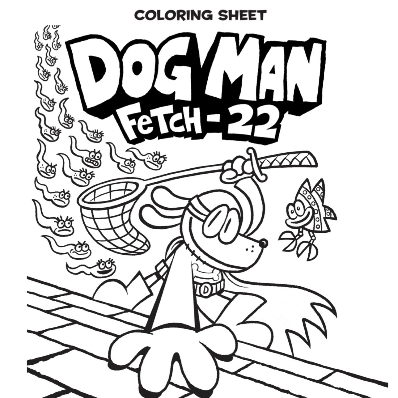 Dogman coloring pages for kids coloring pages free coloring pages colouring pages