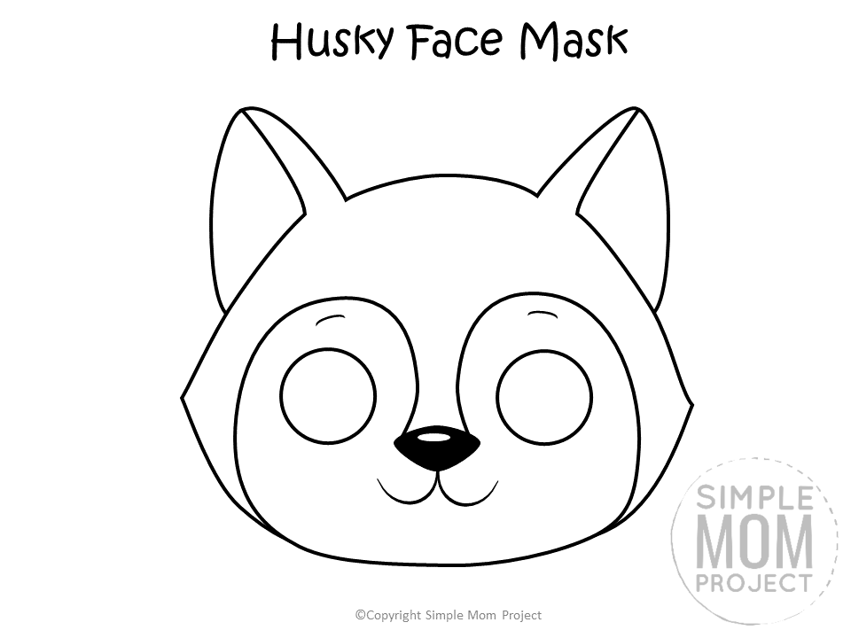 Free printable dog face mask templates dog face puppy coloring pages dog mask