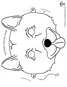 Printable dog masks in different breeds woo jr kids activities childrens publishing