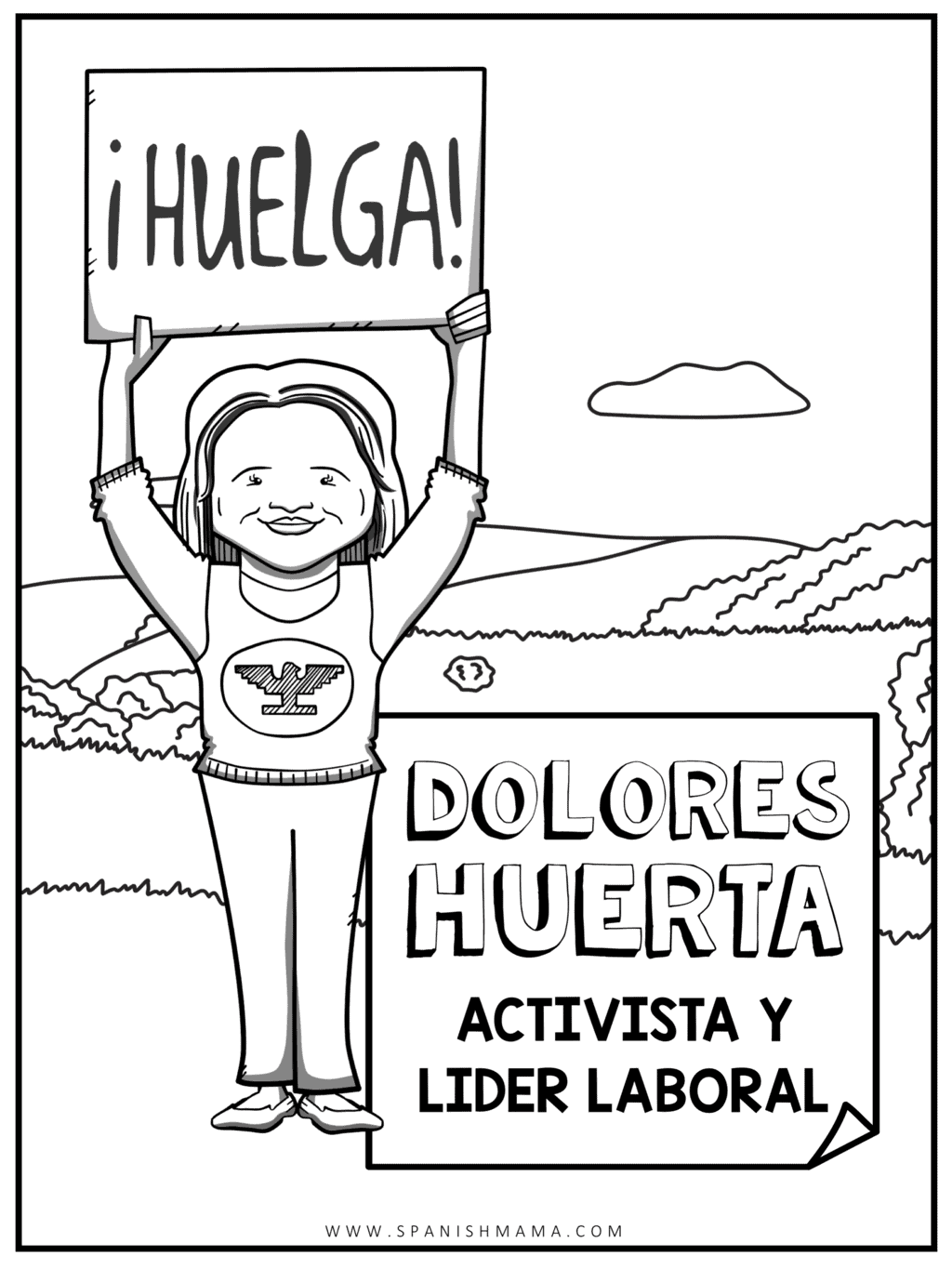 Free hispanic heritage month coloring pages