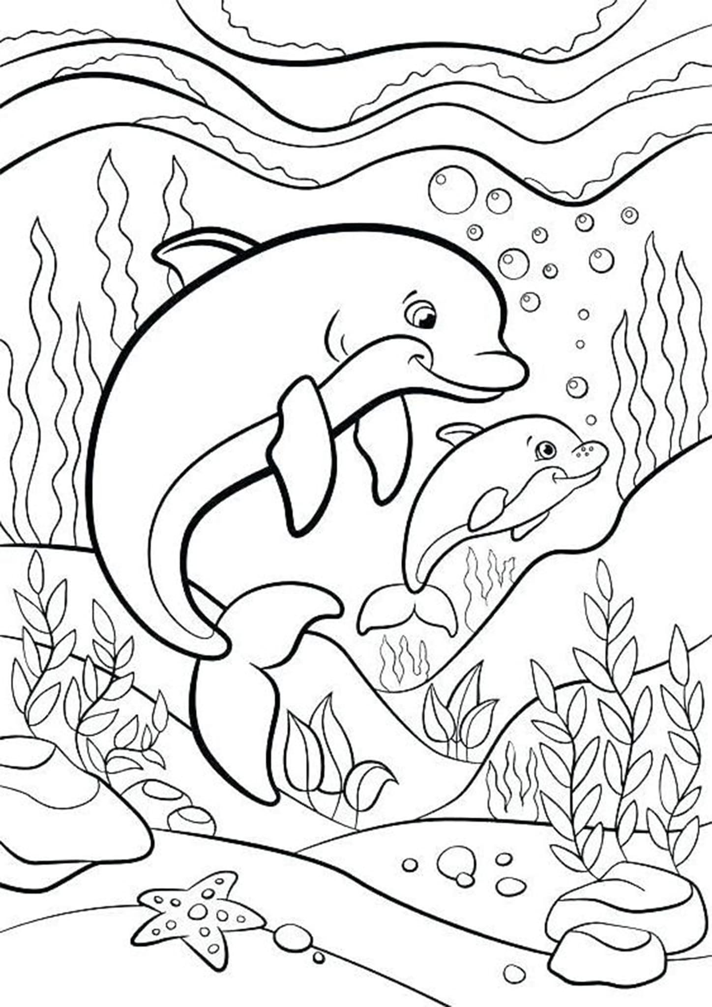 Free easy to print dolphin coloring pages dolphin coloring pages ocean coloring pages animal coloring pages