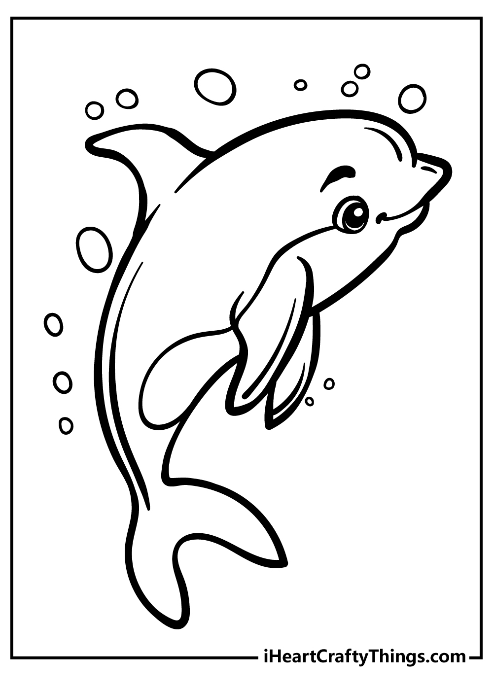 Dolphin coloring pages free printables
