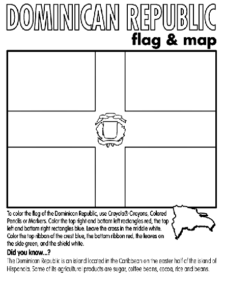 Dominican republic coloring page flag coloring pages dominican republic flag dominican republic