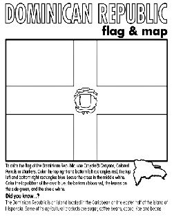 Places free coloring pages crayola flag coloring pages dominican republic flag dominican republic