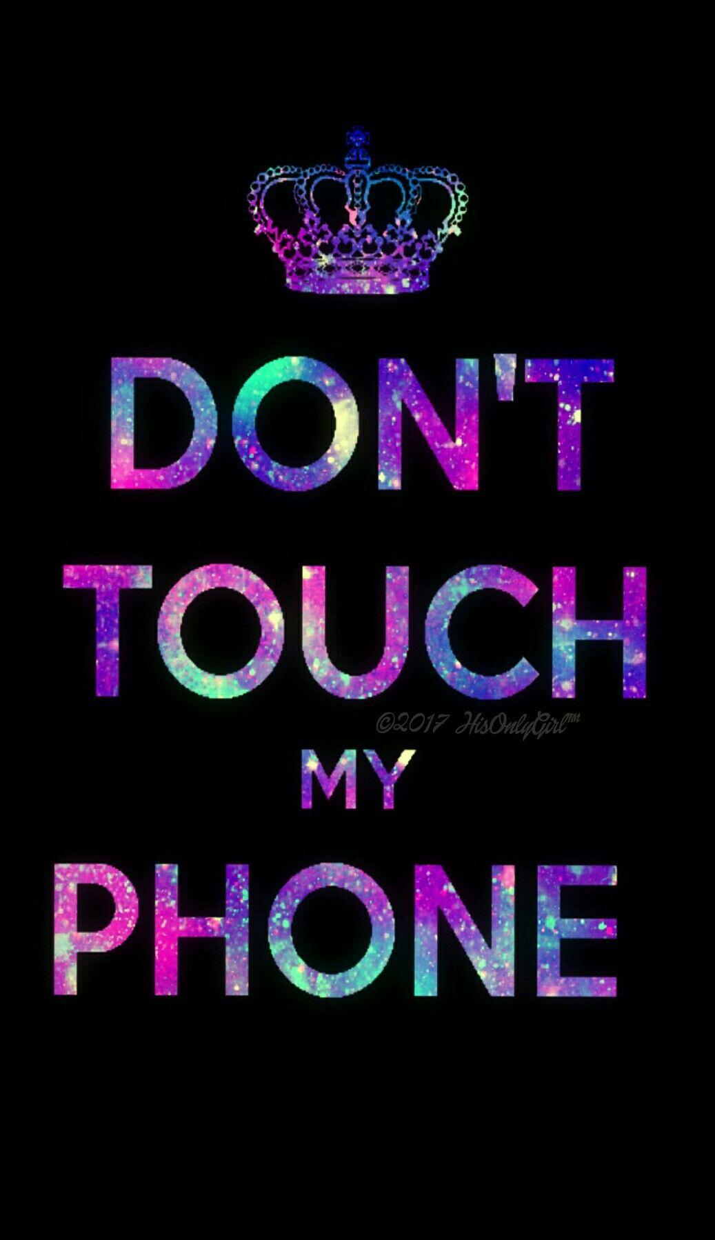 Dont touch my phone s on