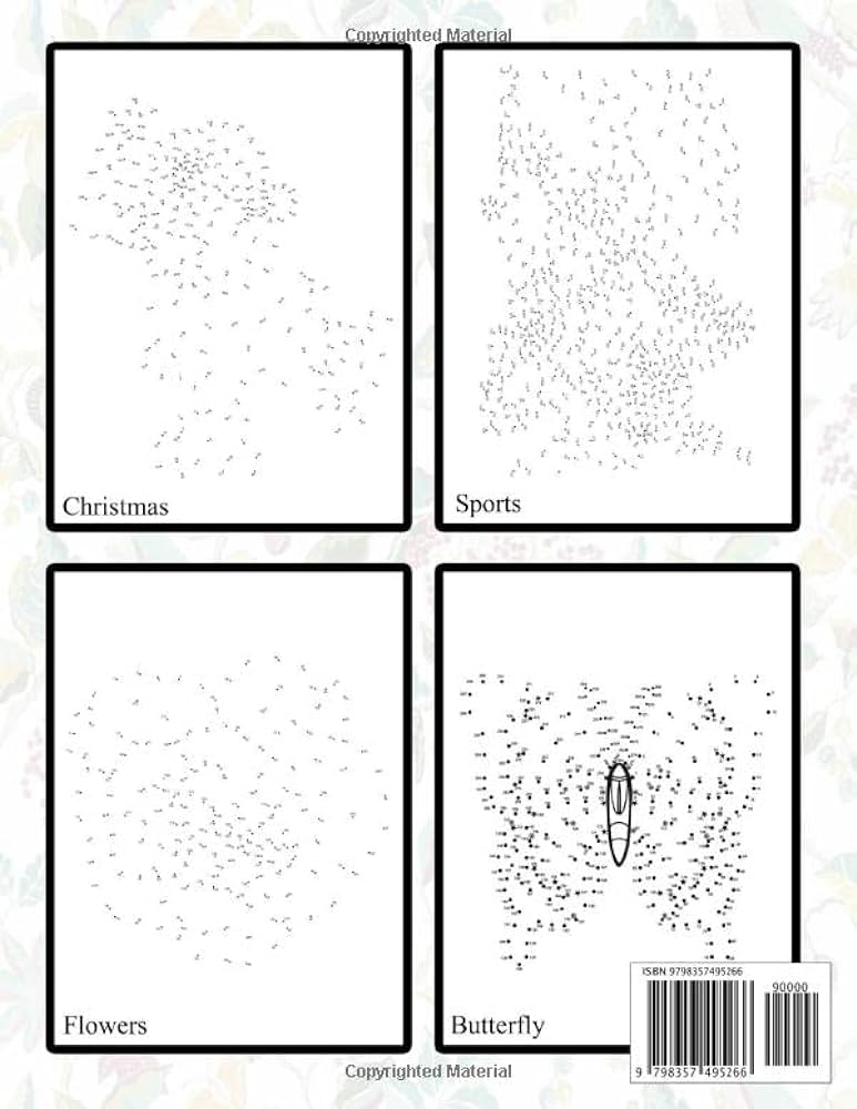 Hard extreme dot to dot puzzle book fun and challenging handmade dot to dot puzzles
