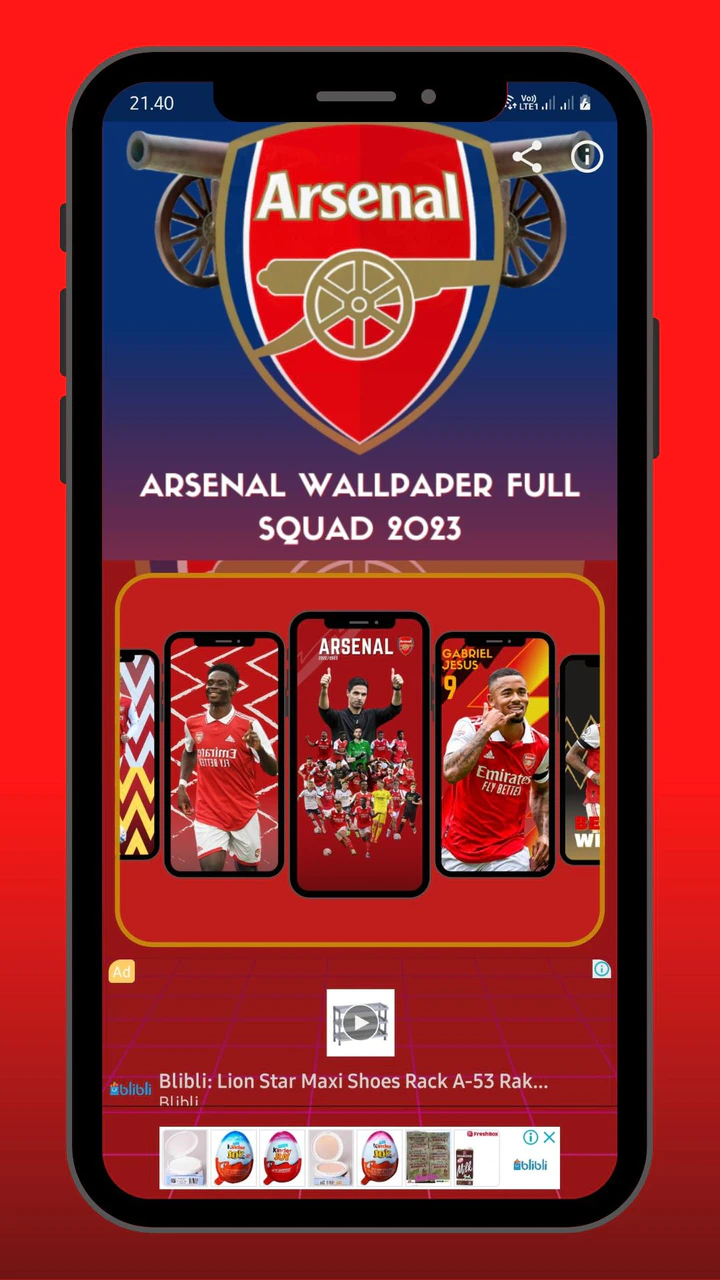 Download arsenal wallpaper terbaru apk v for android