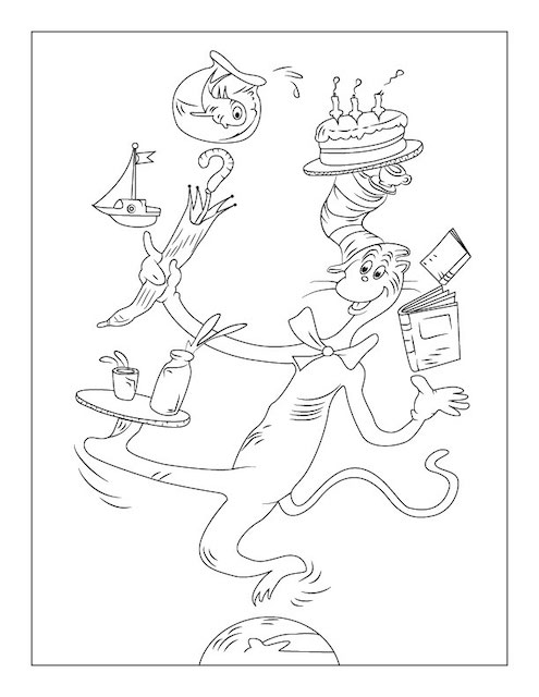 Free dr seuss coloring page printables to go with your favorite book