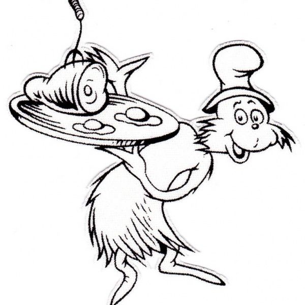 Dr seuss green eggs and ham coloring pages six eggs and six hams