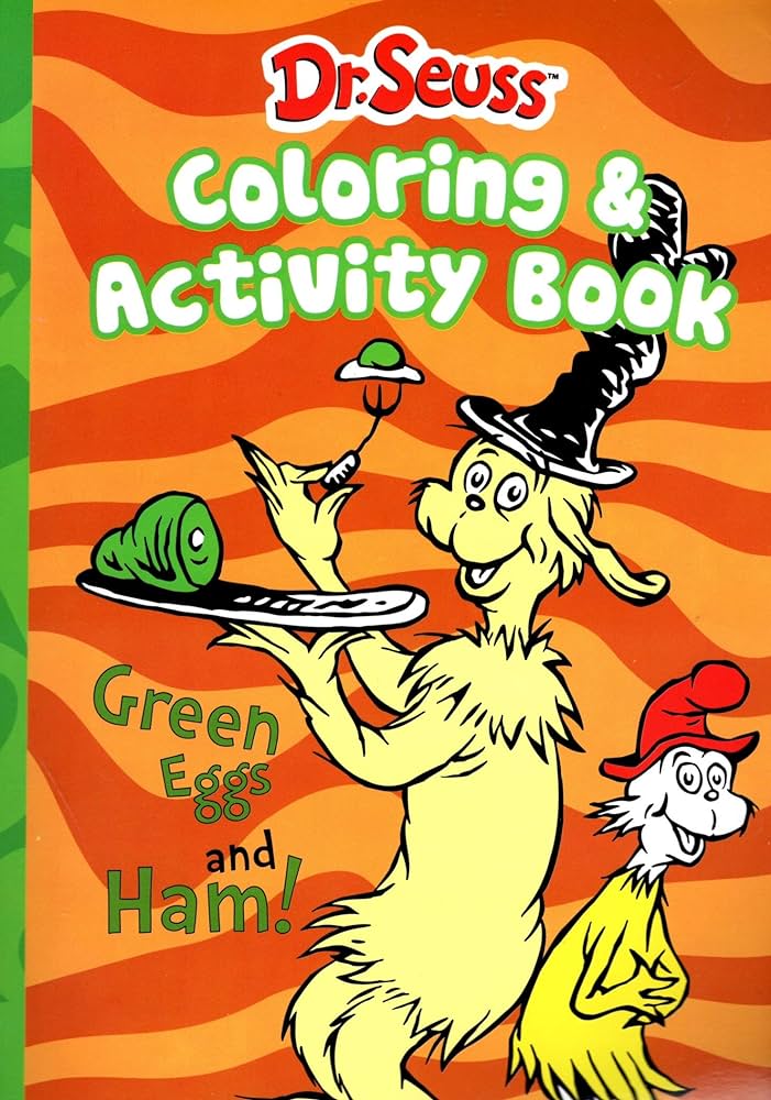 Dr seuss coloring activity book