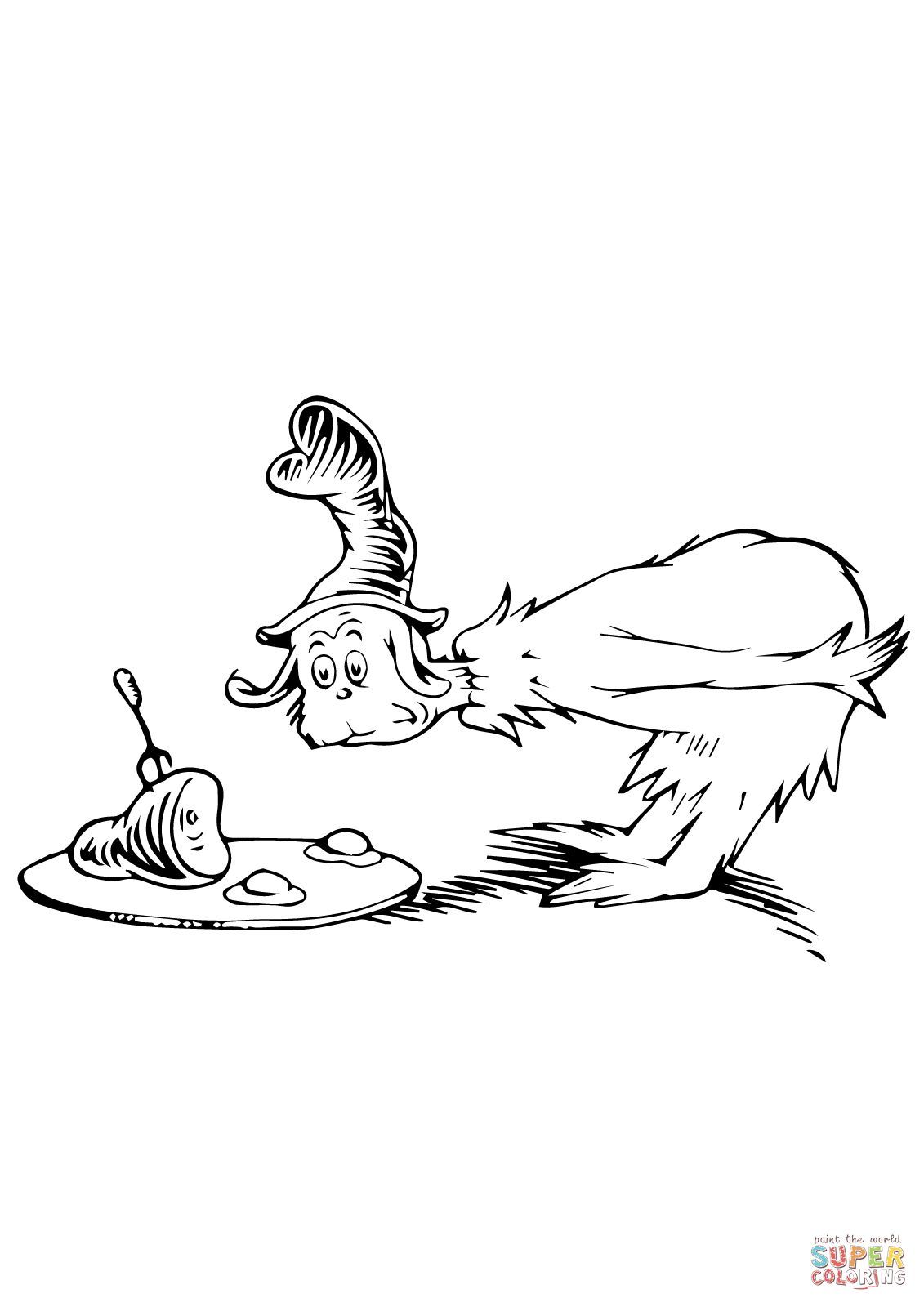 Dr seuss coloring pages green eggs and ham dr seuss coloring sheet