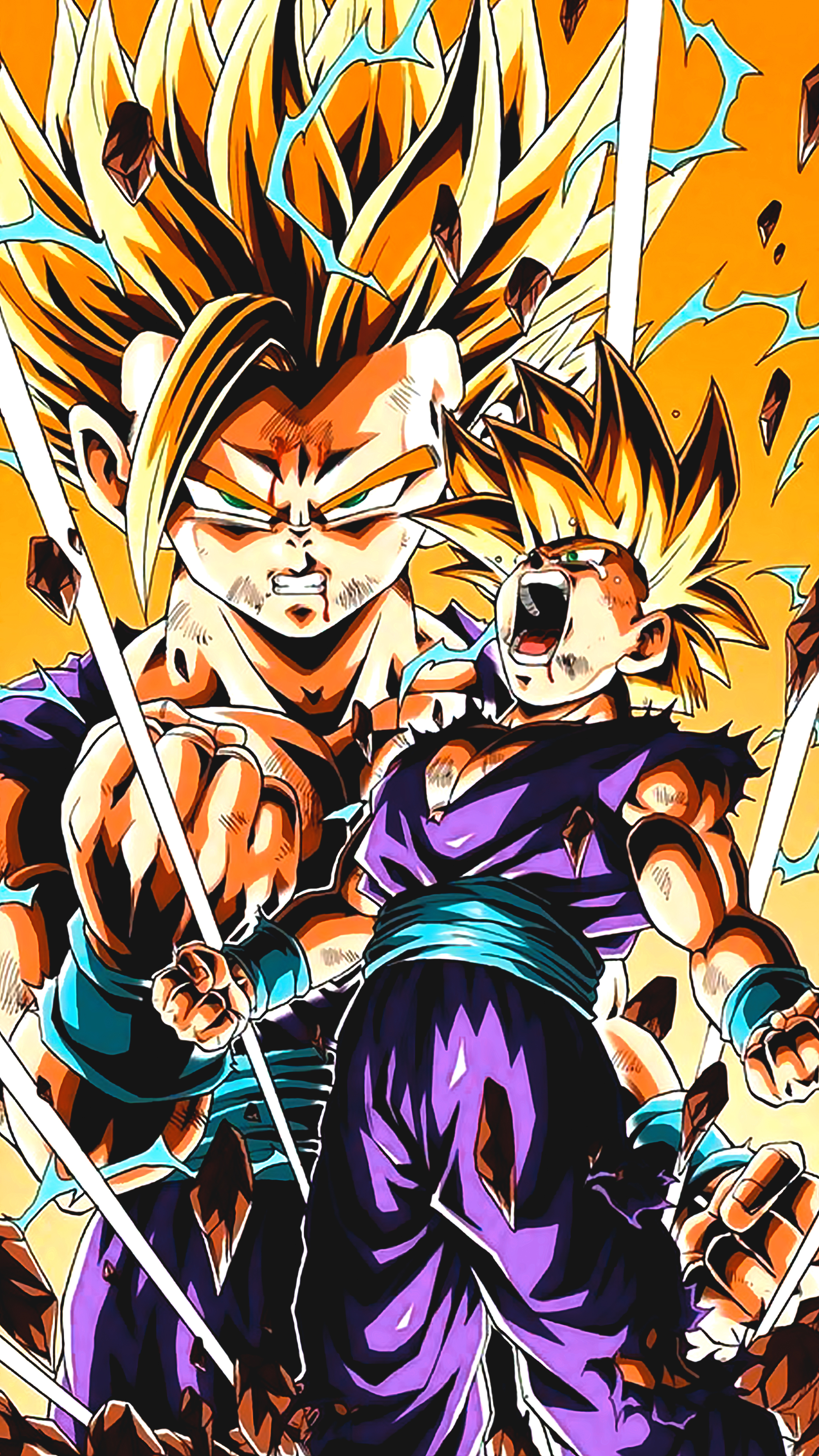 K wallpapers of dbz and super for phones