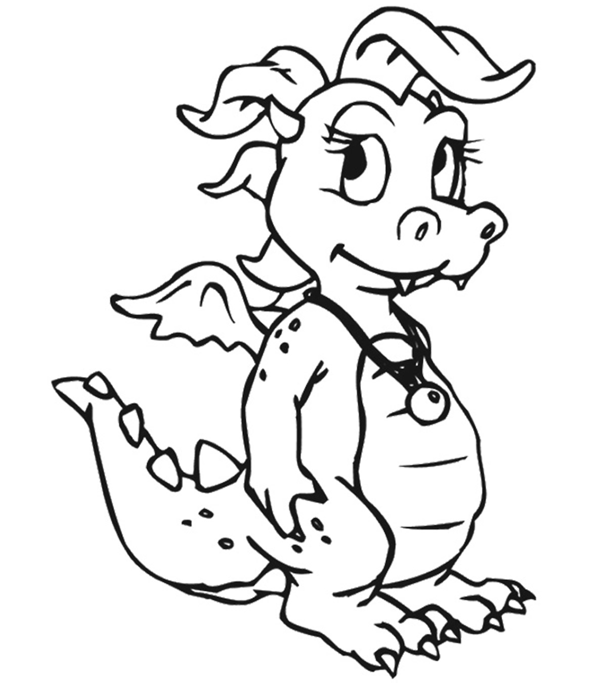 Top free printable dragon coloring pages online