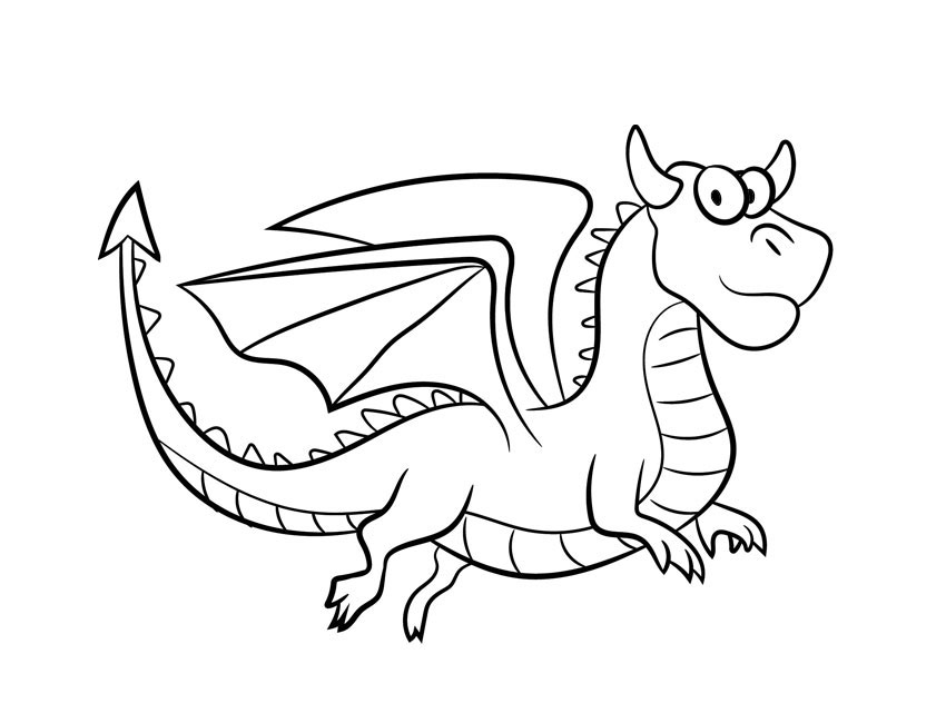 Free dragon coloring pages printable coloring pages of dragons