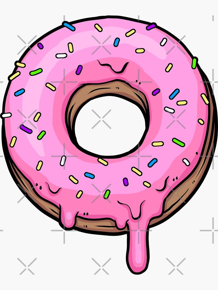 Nuts for donuts sticker by dedfox donut art donut drawing pretty wallpaper iphone