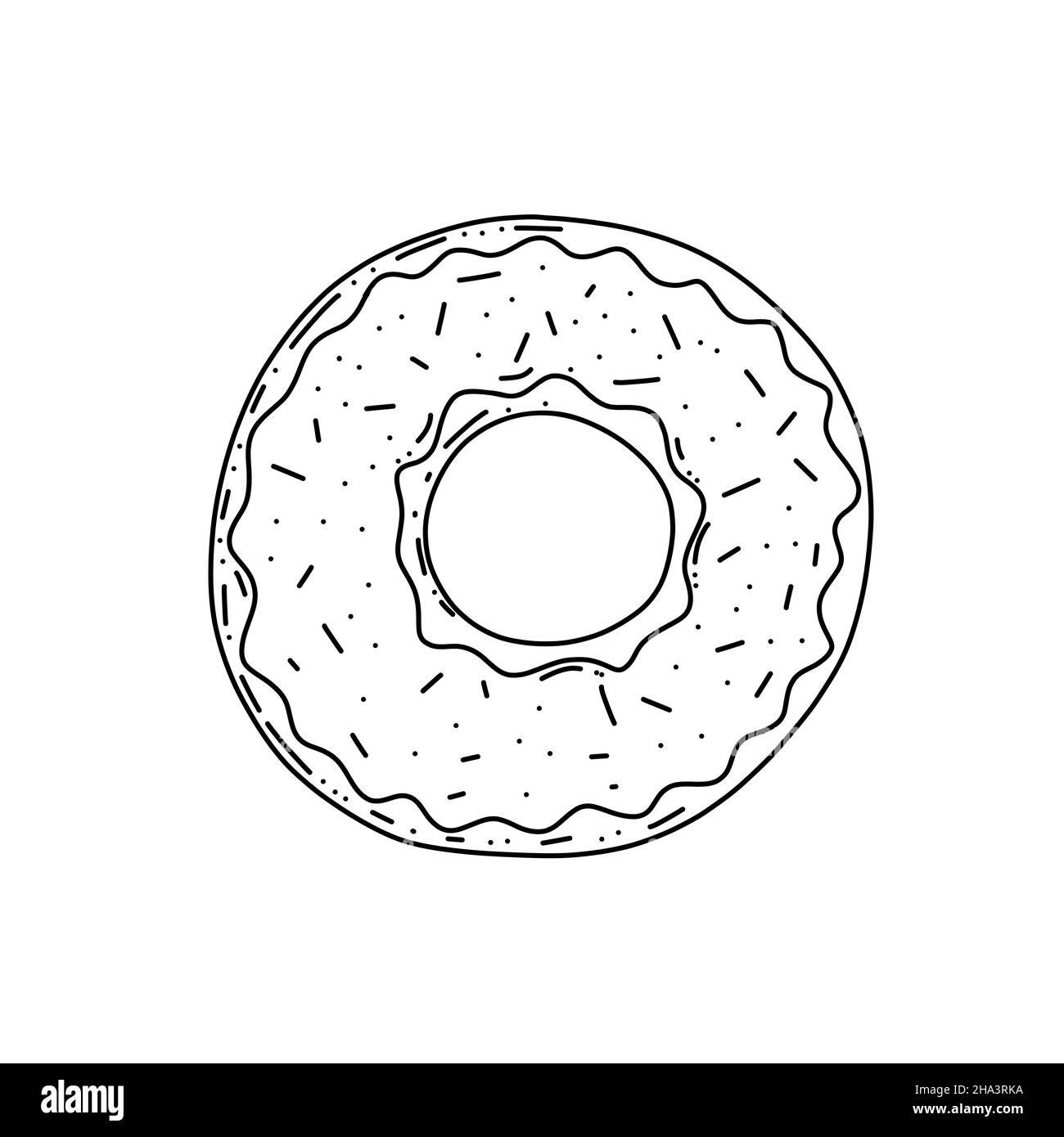 Donut bite black and white stock photos images