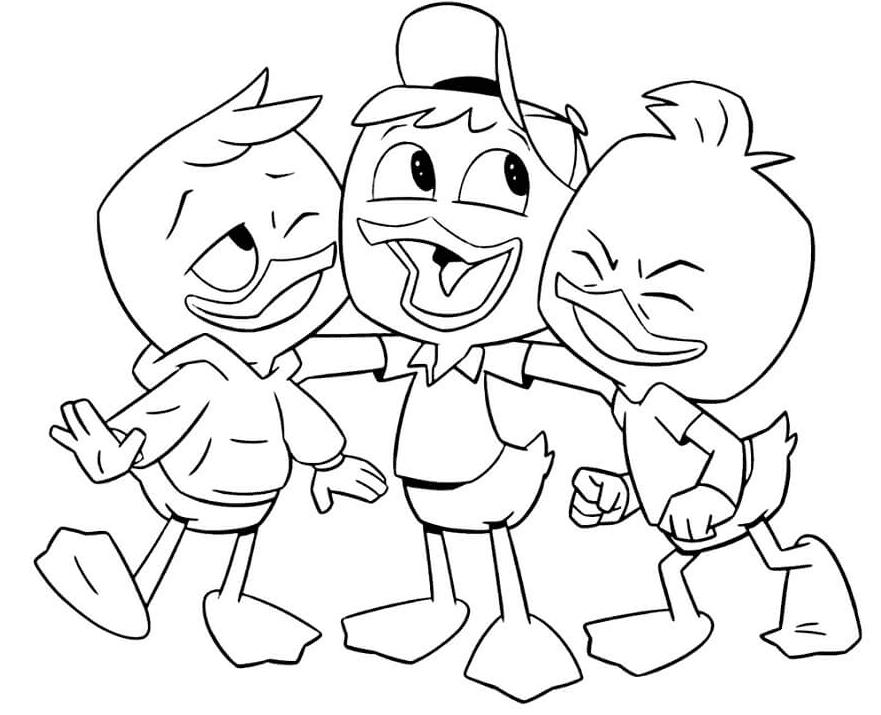 Ducktales coloring pages printable for free download