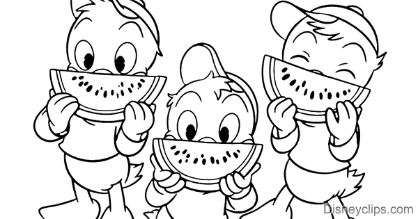 Ducktales coloring pages
