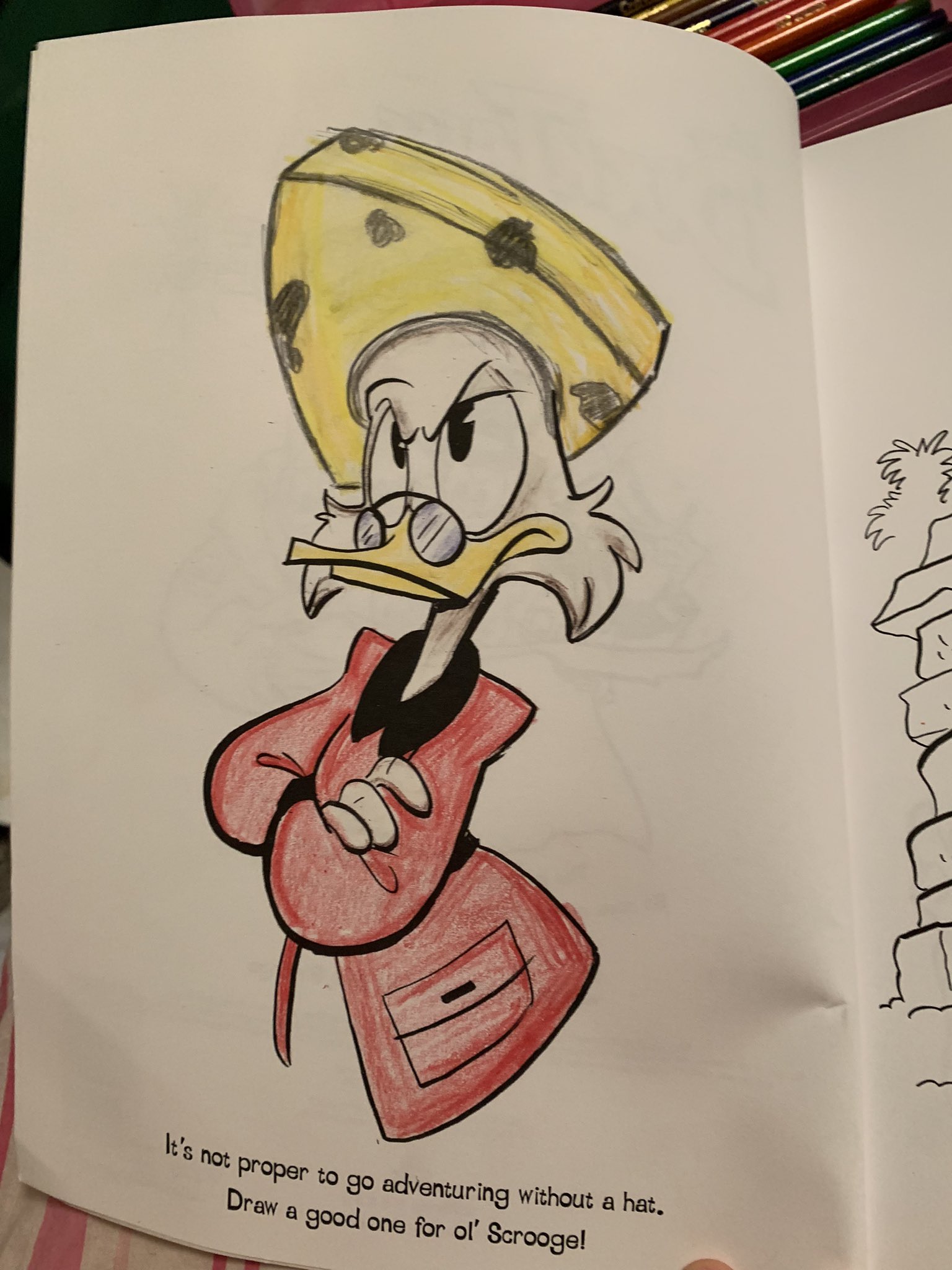 Shelbeanievo on x started my ducktales coloring book no regerts ducktales ducktales httpstcodklppbtqk x