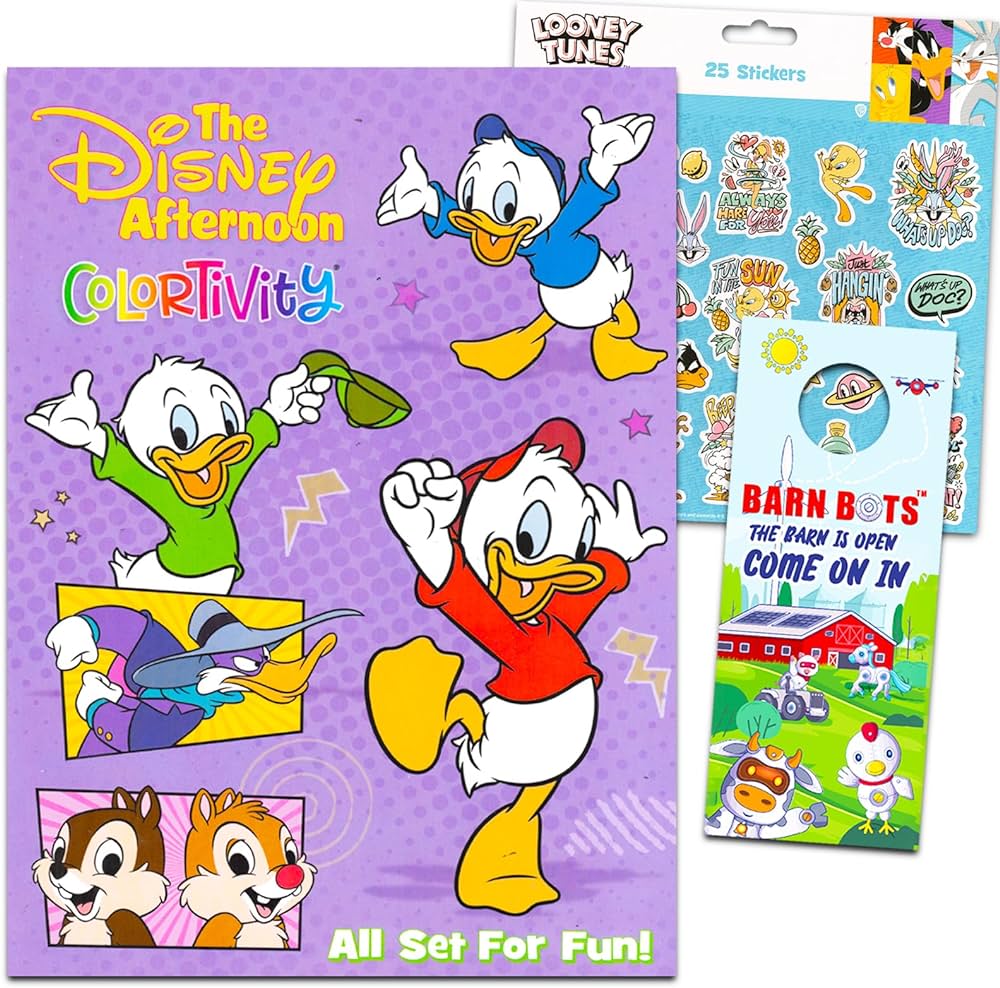Ducktales coloring book set
