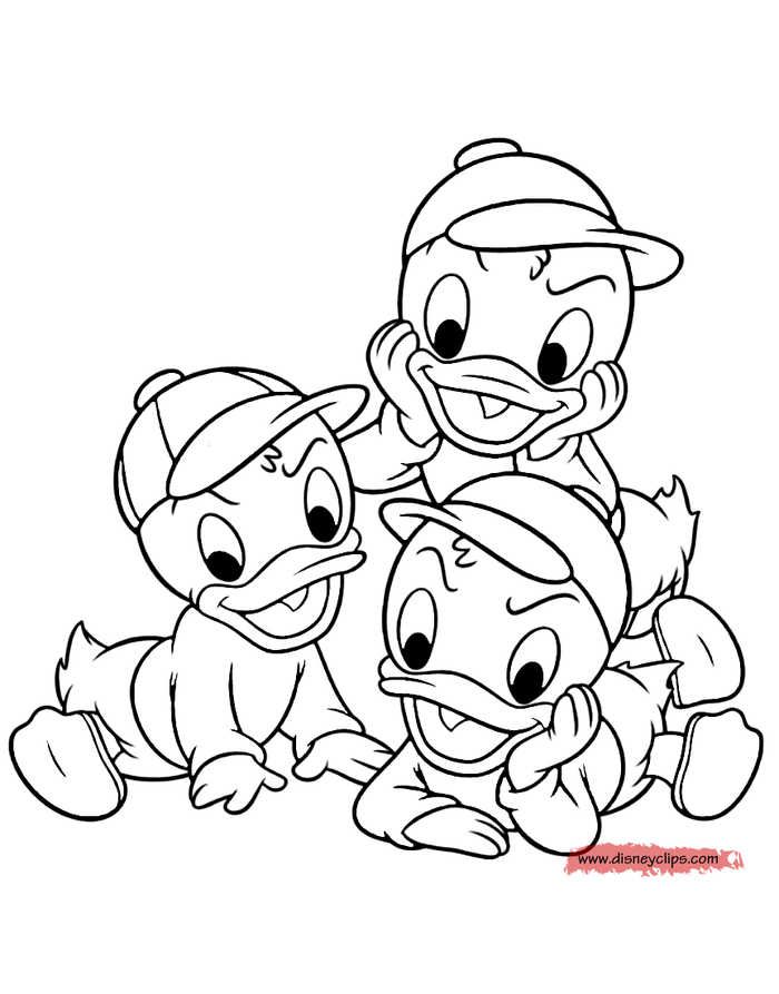 Printable ducktales coloring pages pdf