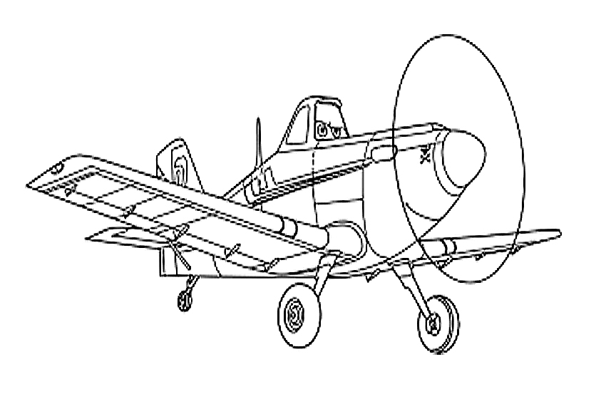 Planes coloring pages from disney movie planes
